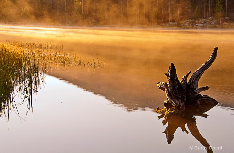 Misty Sunrise at Sprauge Lake