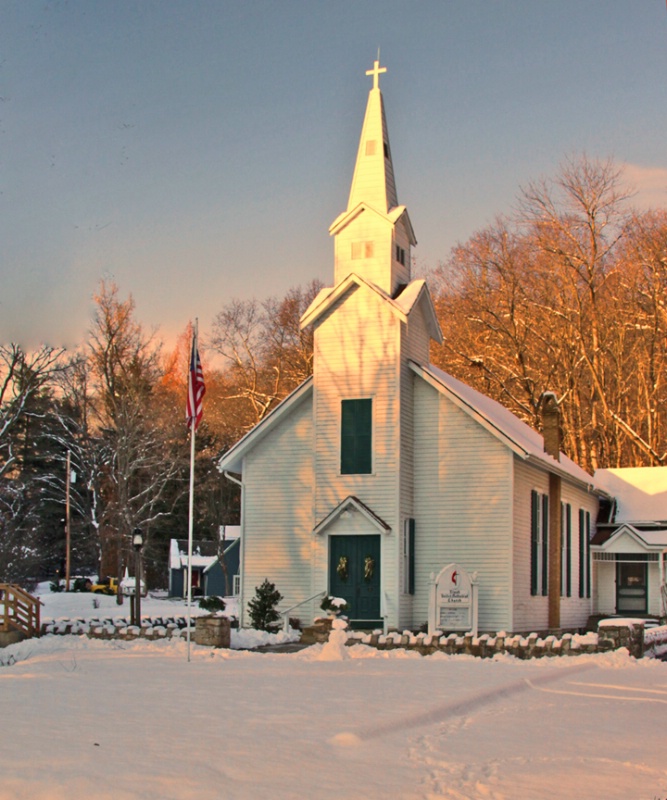 Church at Elsa village IL