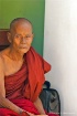 A Burmese monk