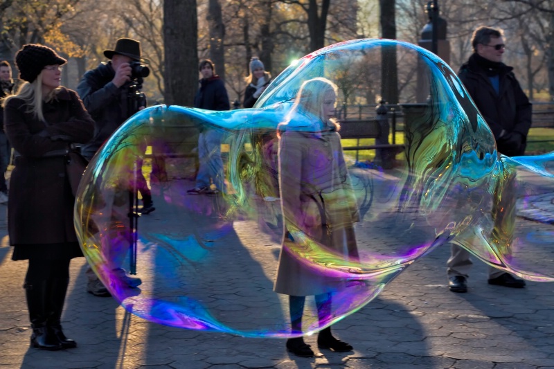 The Girl In The Bubble