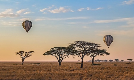 Balloons Over the Serengeti