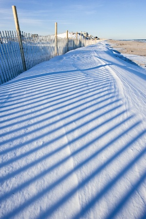 Snow Bank Shadows