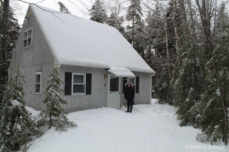 Steuben Maine Cabin - January 2014