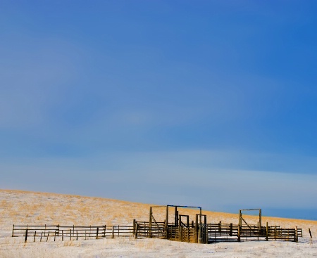 High Country Corral in Winter