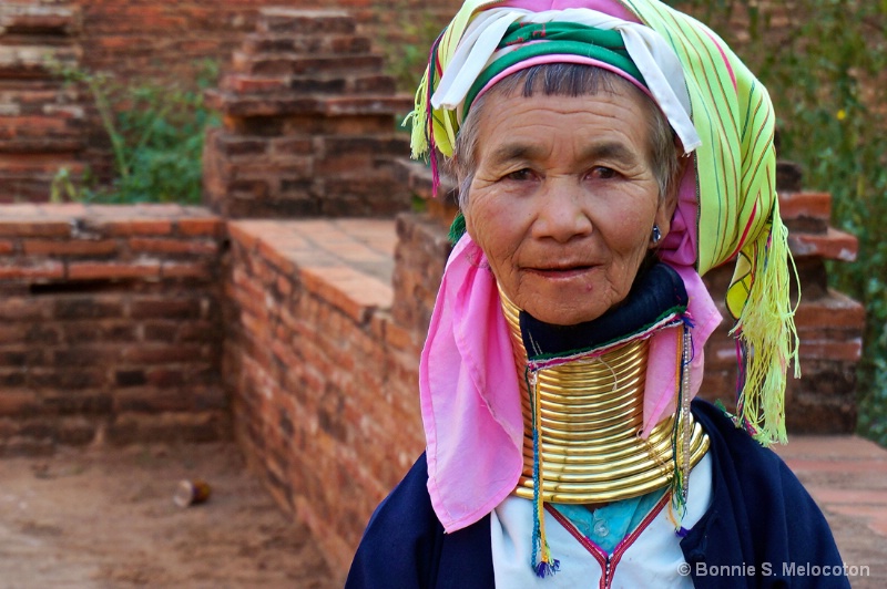 A Kayan Lahwi Woman from Burma