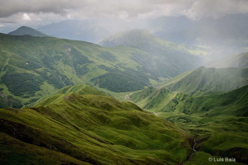 Valley - Caucasus Mountains, Georgia