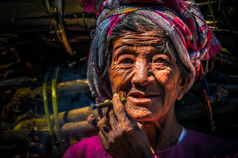 an old woman