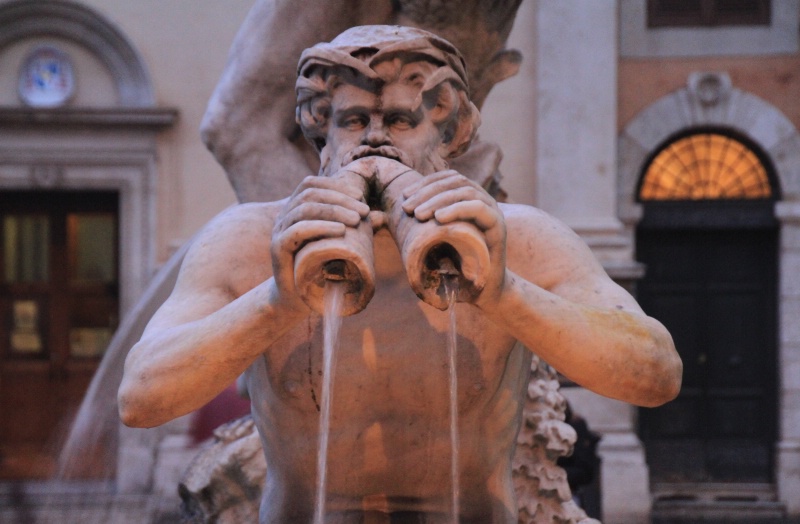 A fountain from Rome
