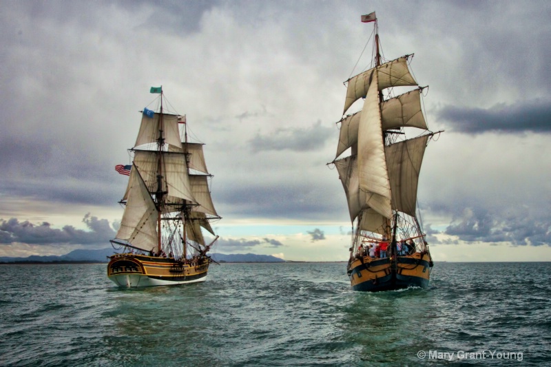 Tall Ships in Battle