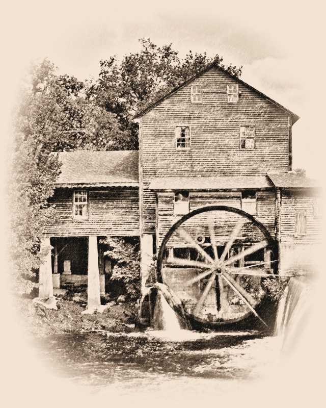 old mill - ID: 14370880 © John R. Grede