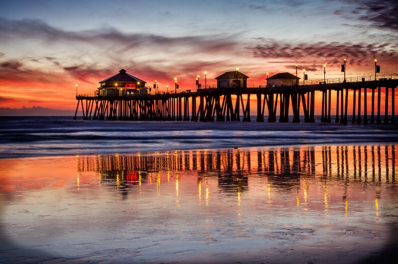 Sunset Huntington Beach Pier
