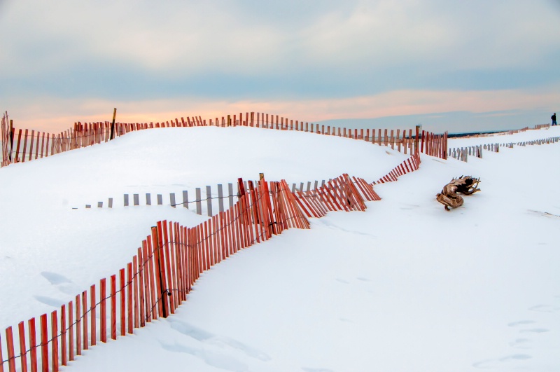 Snowy Beach