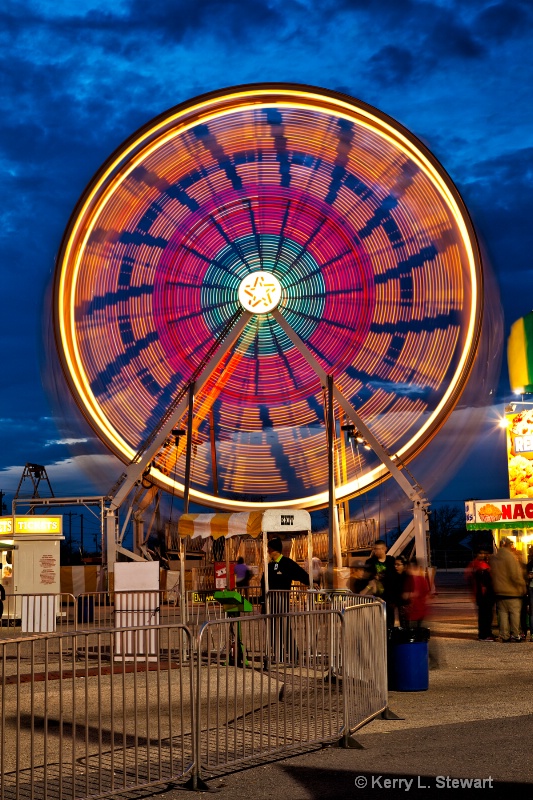 Ferris Wheel in Motion No. 2