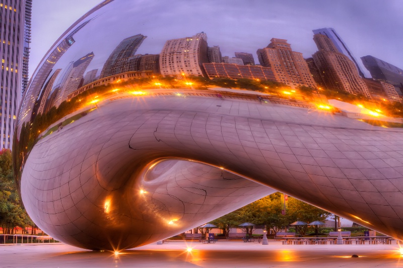 Sunrise at the Bean