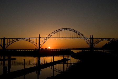 Yaquina Bay Sunset