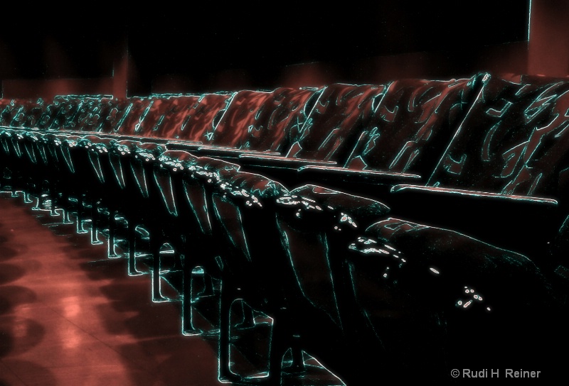 Theatre seating abstract