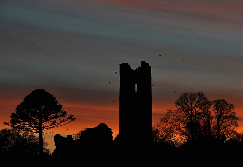 Sunset at the Hill of Slane