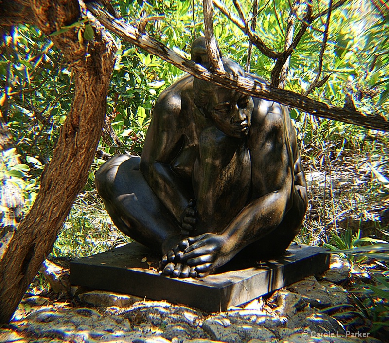 Pondering Statue