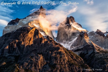 Sunrise at Torres del Paine