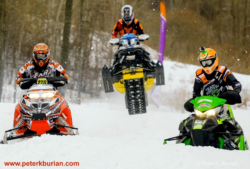 Snowmobile Race
