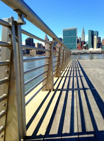 Railing and shadow lines