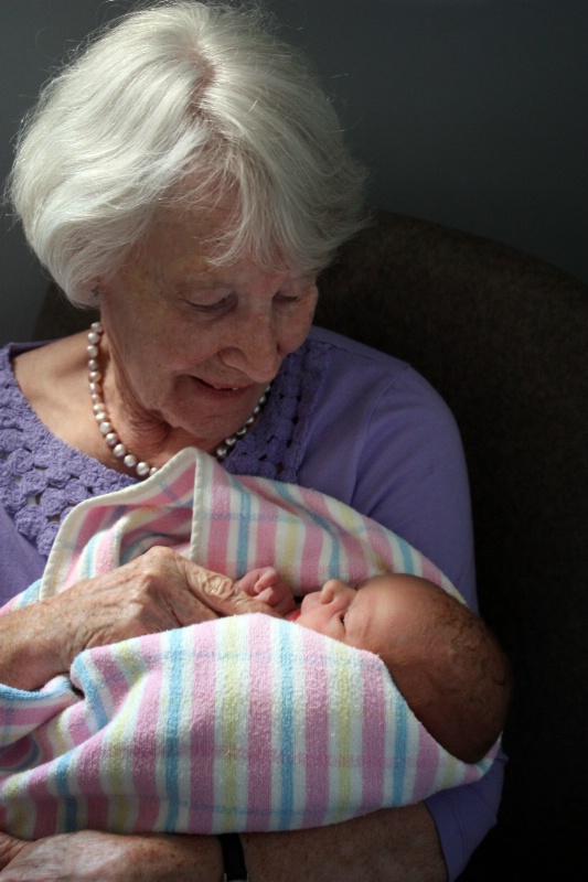 Grandma and me...