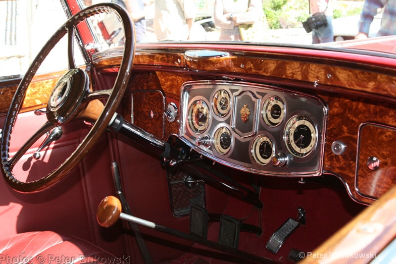 Interior of '34 Packard Dietrich Coupe