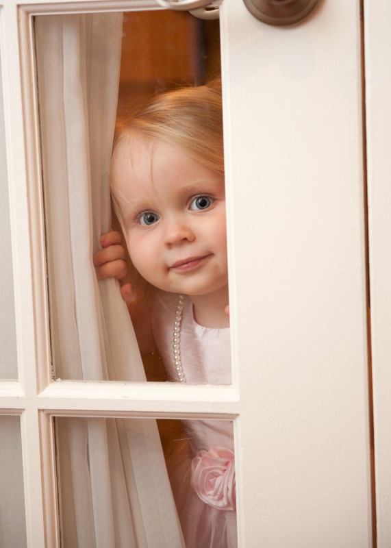 Flower Girl Peek-a-boo