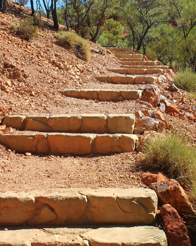 stone stairs