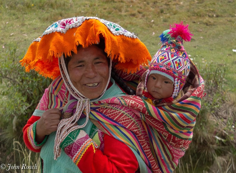 Mother and Child at 13,700 ft