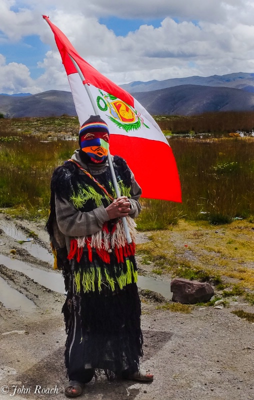 Peruvian Indian at 13,700 ft - ID: 14452266 © John D. Roach