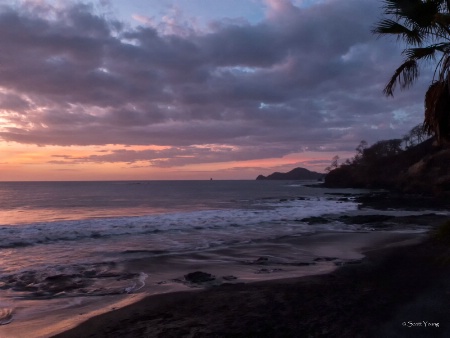Sunset at Hermosa Beach, Costa Rica