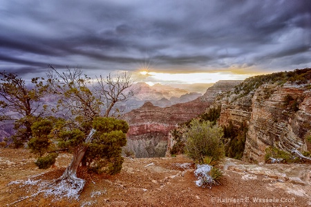 Sunrise over the Grand Canyon