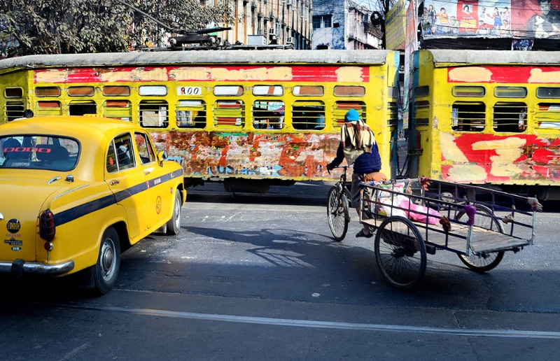 Street Scene of Kolkata