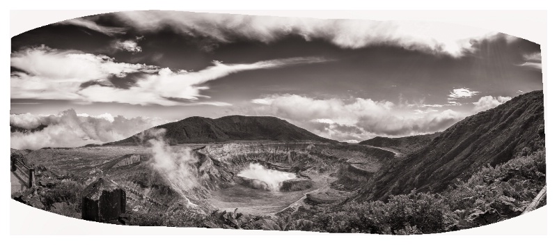 Poas Volcano Panoramic