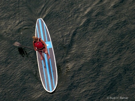 Paddle surfer