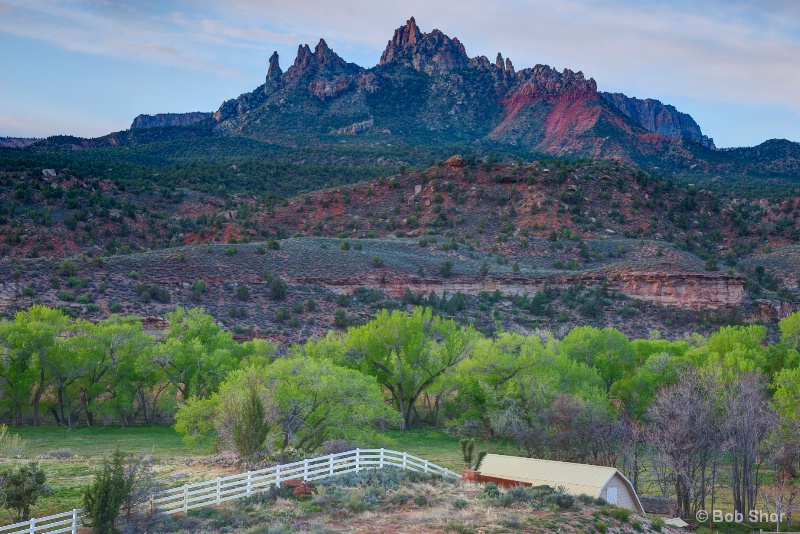 Zion at sunrise