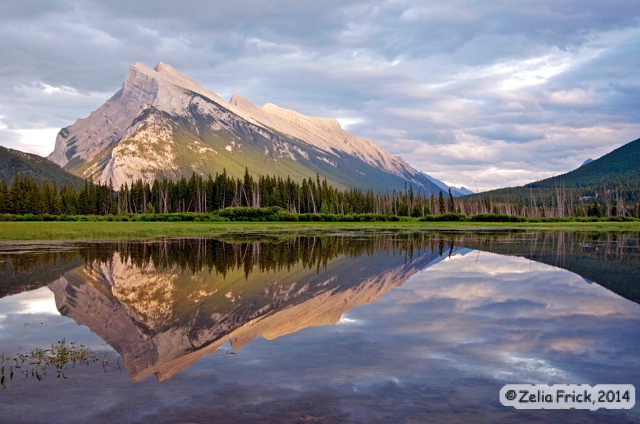 Reflections of Vermilion Lake (Banff, Canada) - ID: 14477158 © Zelia F. Frick
