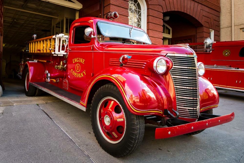 Antique Fire Engine, Engine Co. #1, Side - ID: 14503637 © John Singleton
