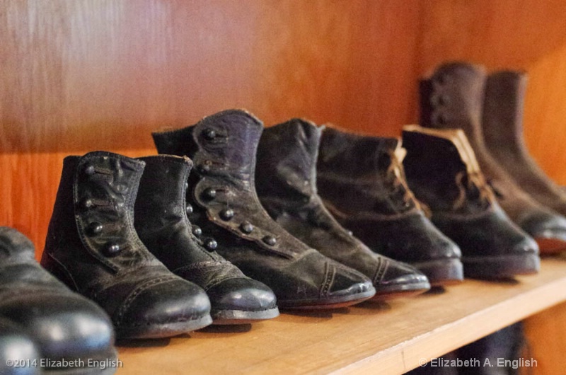 Vintage Shoes at Stillwater Museum Shallow DOF