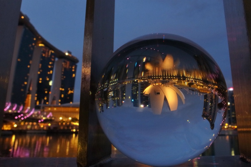 Cityscape in a Crystal Ball