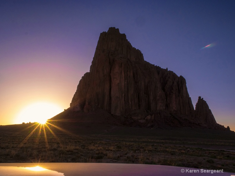 Shiprock Reflections