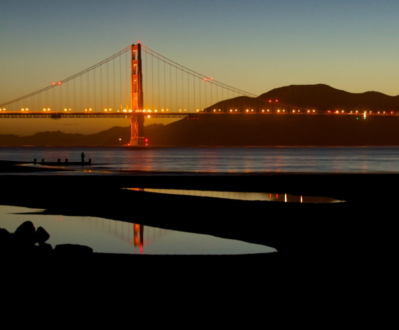 Golden Gate Bridge Sunset