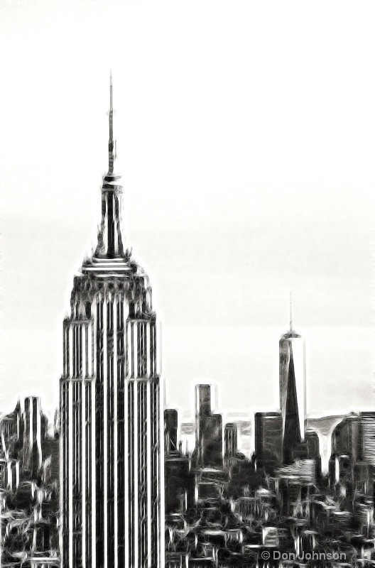 NYC's New Skyline-Fractalius - ID: 14528688 © Don Johnson