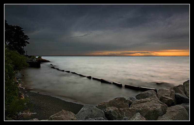 Sunset Through The Storm