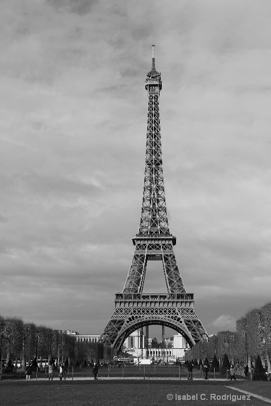 La Tour Eiffel (BW)