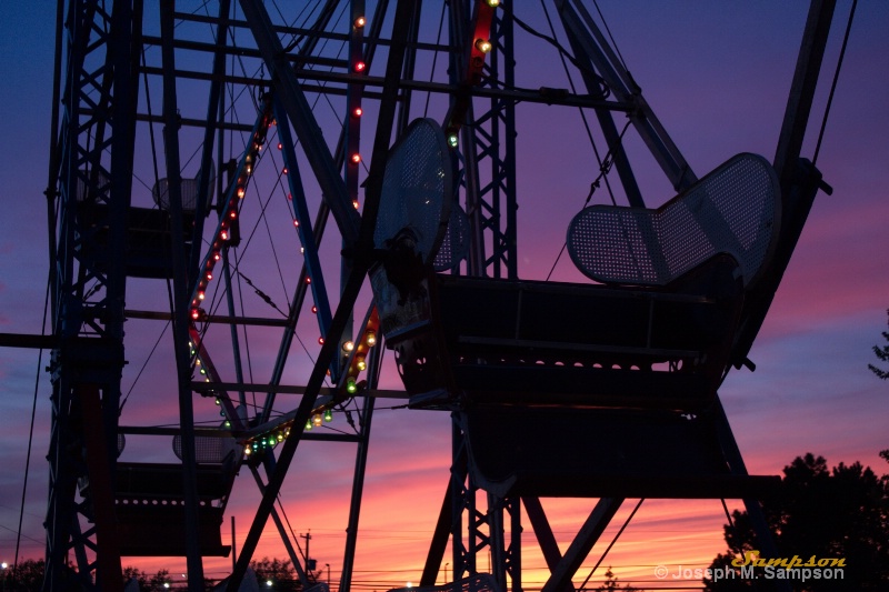 Sunset on the Carnival