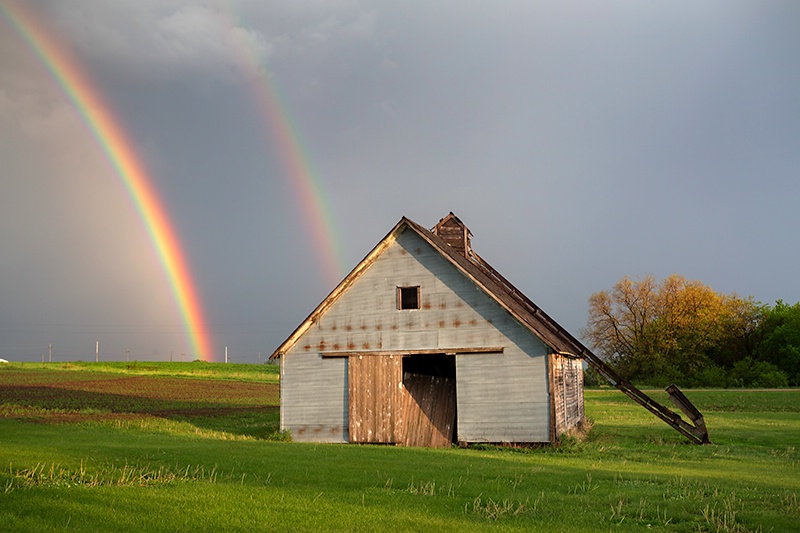 Two Pots of Gold and a Barn
