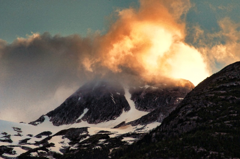 Alaska Golden Clouds