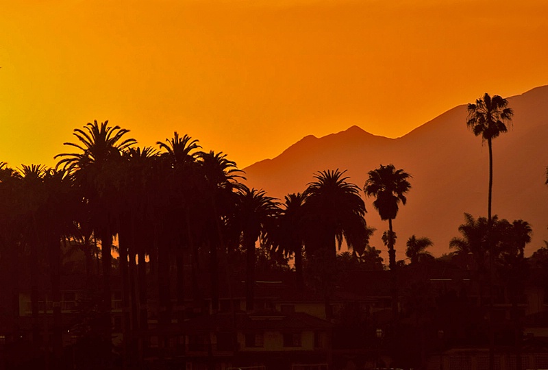 Hotel California sunset shot